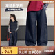 LUSON陳大豬童裝女童牛仔套裝2025春秋季新款洋氣時(shí)髦兒童馬甲外套