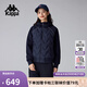 卡帕（Kappa）背靠背運動(dòng)輕薄羽絨服外套女2025新款冬季連帽防寒服潮 K0E82YY29 暗夜藍黑-906 L