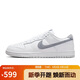 耐克NIKE男子休閑鞋板鞋 DUNK 舒適緩震運動鞋IH0632-141白色 43