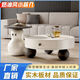 左右家居新款2025雪人奶油風(fēng)茶幾小戶(hù)型輕奢創(chuàng  )意家用客廳網(wǎng)紅現代 軒緣吉雪人50圓邊幾 整裝
