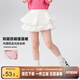 左西女童短裙夏裝兒童裙子2025新款百褶半身裙蛋糕裙公主裙 白色 160