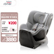 寶得適（BRITAX）兒童安全座椅0-4歲360度旋轉(zhuǎn)i-Size車(chē)載坐椅雙面騎士3 星空灰