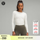 lululemon丨All It Takes 女士運動(dòng)長(cháng)袖T恤*羅紋 Nulu? LW3GK5S 骨白 S /6