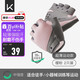 Keep健身手套男女運動(dòng)手套騎行單杠引體向上訓練擼鐵防滑護掌 櫻粉 S