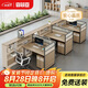 森菲亞職員辦公桌椅組合E0級(jí)簡(jiǎn)約現(xiàn)代屏風(fēng)工位員工辦公室辦公桌工作臺(tái)