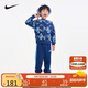 NIKE耐克童裝男童純棉衛(wèi)衣+長(zhǎng)褲2件套秋季新款兒童套裝