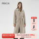 PRICH【澳洲羊毛】翻領(lǐng)雙面呢大衣冬季新款保暖顯瘦外套 33燕麥色 S 160