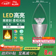 FSL佛山照明尖泡led燈泡燭形尖泡水晶燈泡小螺口E14晶鉆銀色6.5W黃光