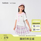巴拉巴拉【miiiiichan IP商場(chǎng)同款】女童套裝夏兒童裝2025兩件套 紅色調(diào)00366 150