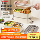 飯盒上班族小學生316L不銹鋼多層分隔便當盒帶飯餐盤T5309+Z5069