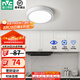 雷士（NVC）玄關(guān)走廊過道燈IP44三防led吸頂陽臺燈中式現(xiàn)代簡約燈具燈飾 白銀圓款 12W玄關(guān)燈