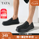 他她（TATA）2025夏商場同款時尚簡約男士皮鞋新款VMT01BM5 黑色 41