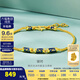 金至尊（3D-GOLD)黃金手鏈古法錦時足金999手串送女友禮物按克計價 總重7.11克（金重7.08克）