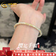 中國黃金（CHINA GOLD）足銀手鐲女桃花小雛菊銀手鐲開(kāi)口式銀手鐲閨蜜送老婆女友七夕禮物 單只櫻花手鐲（約25g）