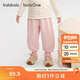 巴拉巴拉balaOne寶寶長(cháng)褲女童寬松束腳褲2025秋褲子甜美蕾絲208325108010
