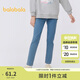 巴拉巴拉女童牛仔褲2025春裝兒童小腳褲子中大童時尚繡花長褲209125108005