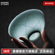 景德鎮（jdz）官方高溫陶瓷碗盤(pán)餐具組合無(wú)鉛純色高顏值吃飯碗碟喬遷之喜搬家 影青-4.5英寸飯碗（兩只裝）