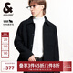 杰克·瓊斯（JACK&JONES） 秋冬潮直筒版型時(shí)尚出街舒適短款綿羊毛毛呢外套夾克男224427001