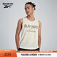 Reebok銳步官方24新品男子TANK運(yùn)動(dòng)健身舒適潮流印花針織背心 24SRM421MGW1 L