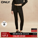 ONLY時(shí)尚高腰加絨緊身小腳褲九分牛仔褲女|123149043 J19 黑牛仔 S 160/64A