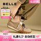 百麗（Belle）彩虹豆復(fù)古德訓(xùn)鞋女低跟輕便運(yùn)動(dòng)風(fēng)休閑鞋B2085AM5 杏色 37 (235mm)