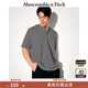 ABERCROMBIE & FITCH【重磅亨利衫】男裝25夏季經(jīng)典小麋鹿寬松短袖T恤KI124-5188 深灰色 S (175/92A)