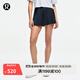lululemon丨Varsity 女士風(fēng)琴褶高腰網(wǎng)球裙 速干 芯吸 LW8AJYS 海軍藍 XXS /2