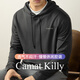 Camat Killy【高端330G太空棉+7A抗菌莫代爾】男士連帽衛衣秋冬新款口袋帽衫 深灰色（柔軟舒適） 【全場(chǎng)滿(mǎn)2件減50元】 L （120-135斤）
