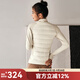 La Nikar 冬季輕薄90%鵝絨短款羽絨服女立領(lǐng)修身顯瘦羽絨服外套女-S1031 奶白色(鵝絨) L