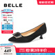 百麗（Belle）舒適優(yōu)雅單鞋女2025春新商場(chǎng)款真皮氣質(zhì)高跟鞋D3N1DAQ5 黑色 37 (235mm)