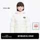 little MO&Co.兩件套三穿蓄熱 童裝男童女童搖粒絨羽絨服外套馬甲 米白色 155 155/72