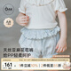 OAK FAMILY夏季女寶寶花苞褲嬰兒兒童休閑短褲天絲亞麻透氣褲子 小鈴蘭 90 cm