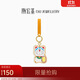 潮宏基哆啦A夢(mèng)招財足金黃金金幣投資金手機掛件金貼配件生日禮物