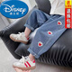 迪士尼（Disney）女童牛仔褲春夏季2025新款女寶寶洋氣秋款韓版老爹褲兒童直筒褲子 藍色草莓牛仔褲 120