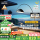 鹿家良品（LUUGAA）護(hù)眼網(wǎng)紅釣魚燈客廳落地?zé)羯嘲l(fā)燈現(xiàn)代簡約輕奢臥室落地?zé)舴諊鸁艟?護(hù)眼192cm無極光16W黑智能