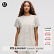 lululemon丨All Yours 女士棉混紡 T 恤 *Wash LW3IRES 天然象牙白橡木棕鹿棕水洗云紋 S