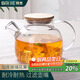 拜杰冷水壺 茶壺涼水壺可過(guò)濾耐熱玻璃水杯花果茶壺果汁壺 家用大容量