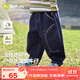 嘟嘟家[抗褪色]寶寶牛仔褲秋裝時(shí)尚男童褲子兒童長(cháng)褲女童童裝 牛仔藍110