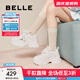 百麗（Belle）小海浪老爹鞋女商場(chǎng)款厚底休閑運動(dòng)鞋D2W1DAM5 米色 38 (240mm)