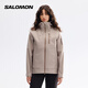 薩洛蒙（Salomon）女款 城市輕戶(hù)外防水透氣舒適運動(dòng)茄克外套 OUTLINE 3L GTX? 空靈棕 C26902 M 165/88A