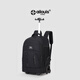 AILOUIS KIDS拉桿書(shū)包初高中小學(xué)生大容量輕音多口袋雙肩書(shū)包可背可手提可拉 黑夜騎士黑