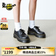 馬丁博士（Dr.Martens）1461 Quad秋新款爆款松糕通勤光面皮皮鞋 黑色 37
