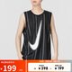 耐克NIKE男 速干運(yùn)動背心 籃球訓(xùn)練 柔軟舒適 DX0436-010 黑XL
