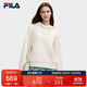FILA 斐樂(lè )官方女子連帽衛衣2025秋冬時(shí)尚休閑舒適針織長(cháng)袖上衣