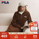 FILA 斐樂(lè )官方連衣裙2025年秋季新品長(cháng)款連帽打底衛衣長(cháng)裙子 復古咖-DK L 170/88A/L