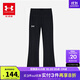 安德瑪（Under Armour）女童運(yùn)動(dòng)褲女生大童休閑長(zhǎng)褲修身喇叭褲241211137 黑色 165cm 