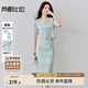 尚都比拉夏季鏤空減齡女裝套裝繡花花邊上衣中長(cháng)款開(kāi)叉半身裙氣質(zhì)兩件套