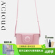 A.Cloud張悅聯(lián)名相機包小眾原創(chuàng  )復古手工定型桶包明星同款教師節禮物禮盒 草莓牛奶大號