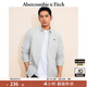 ABERCROMBIE & FITCH【爆款府綢】男裝25春夏美式經(jīng)典小麋鹿通勤長(cháng)袖襯衫KI125-5255 綠色條紋 L (180/108A)