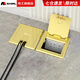 MSHML 地插座隱藏式全銅防濺水120型側插電話(huà)電腦組合類(lèi)地板強電插座 七孔